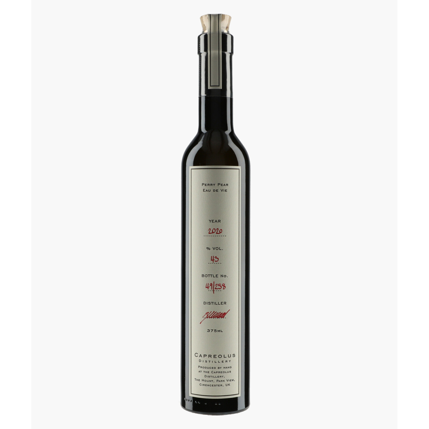 Eau de Vie de Poire Perry Pear | CAPREOLUS DISTILLERY