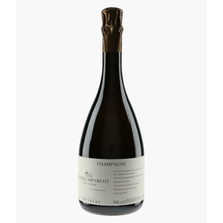 Champagne Brut Nature Modèle Imparfait 2015 | COUTELAS JULIETTE