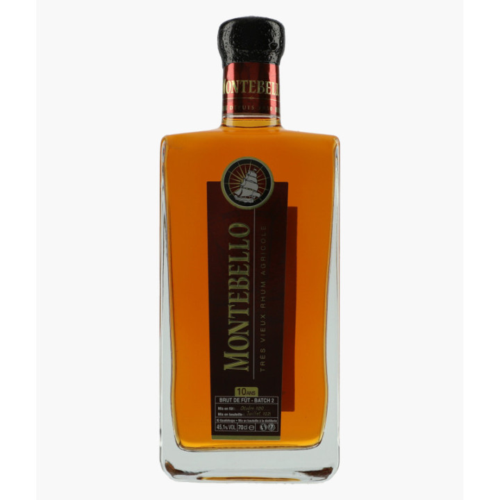 Rhum Vieux 10 ans Brut de fut | MONTEBELLO