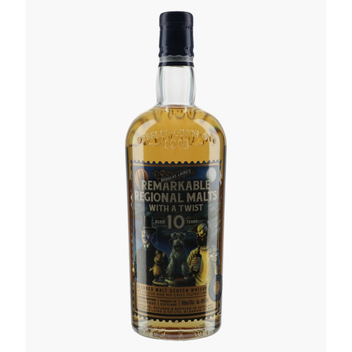 REMARKABLE Blended Malt Scotch Whisky, 10 ans