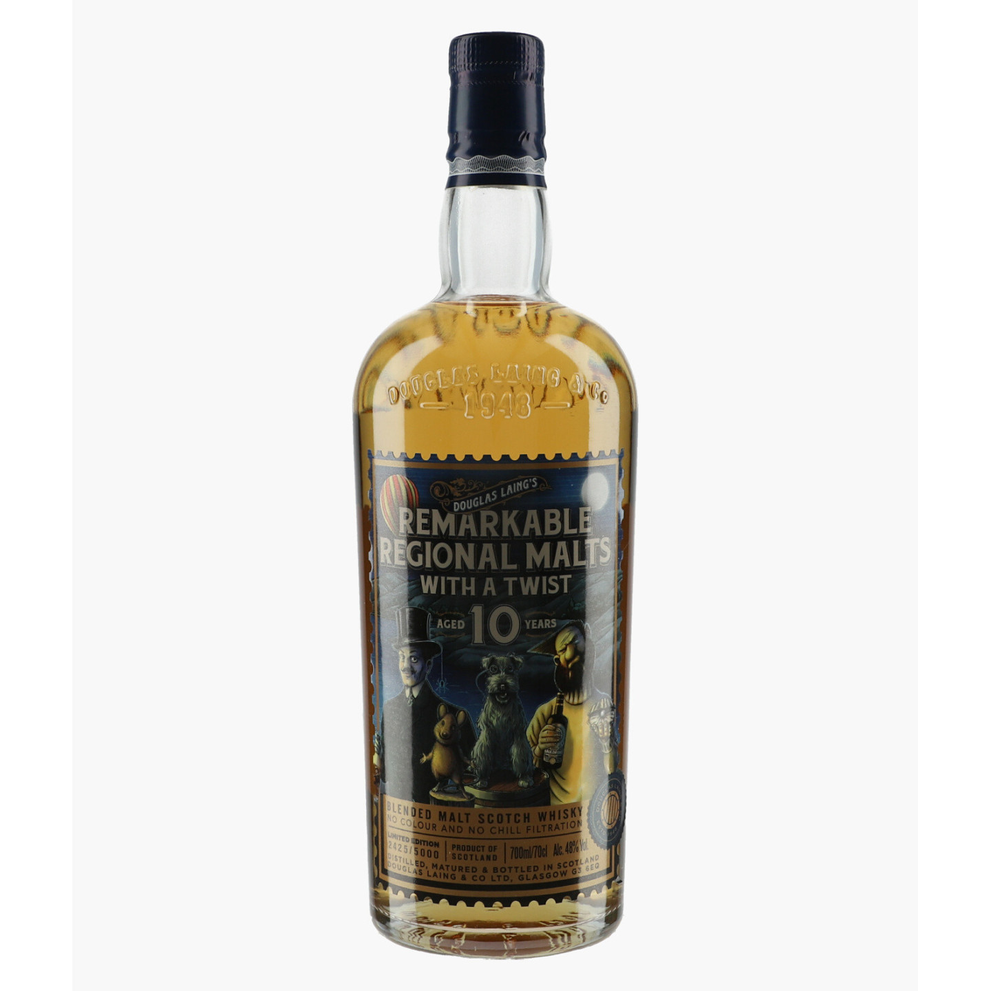 REMARKABLE Blended Malt Scotch Whisky, 10 ans