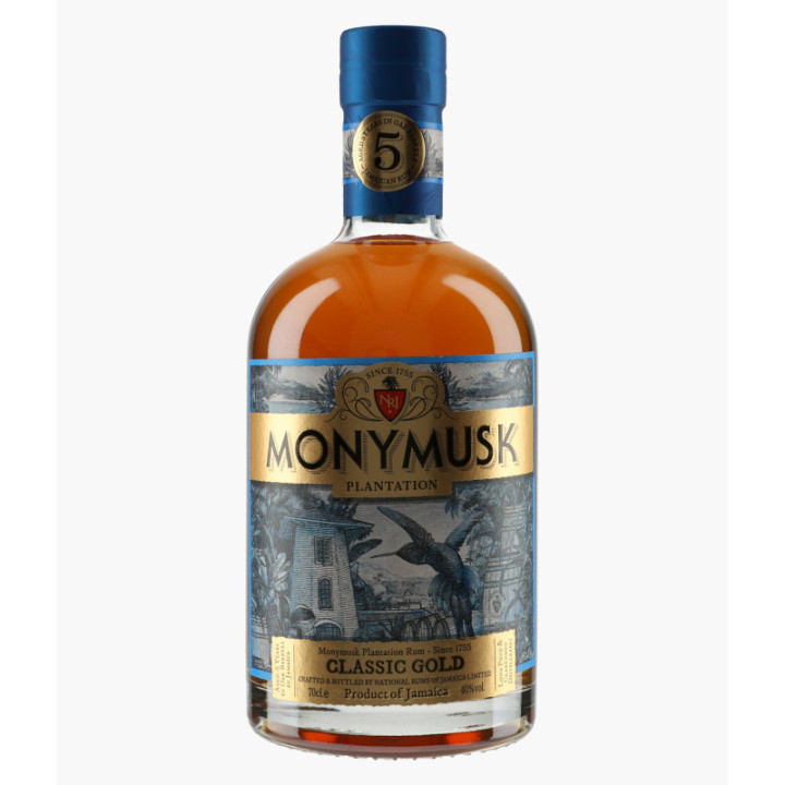 Rhum Monymusk Classic Gold Blue 5 ans | MONYMUSK