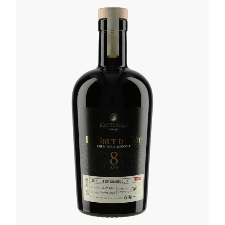 Rhum 8 ans Montebello Brut de fût | MONTEBELLO