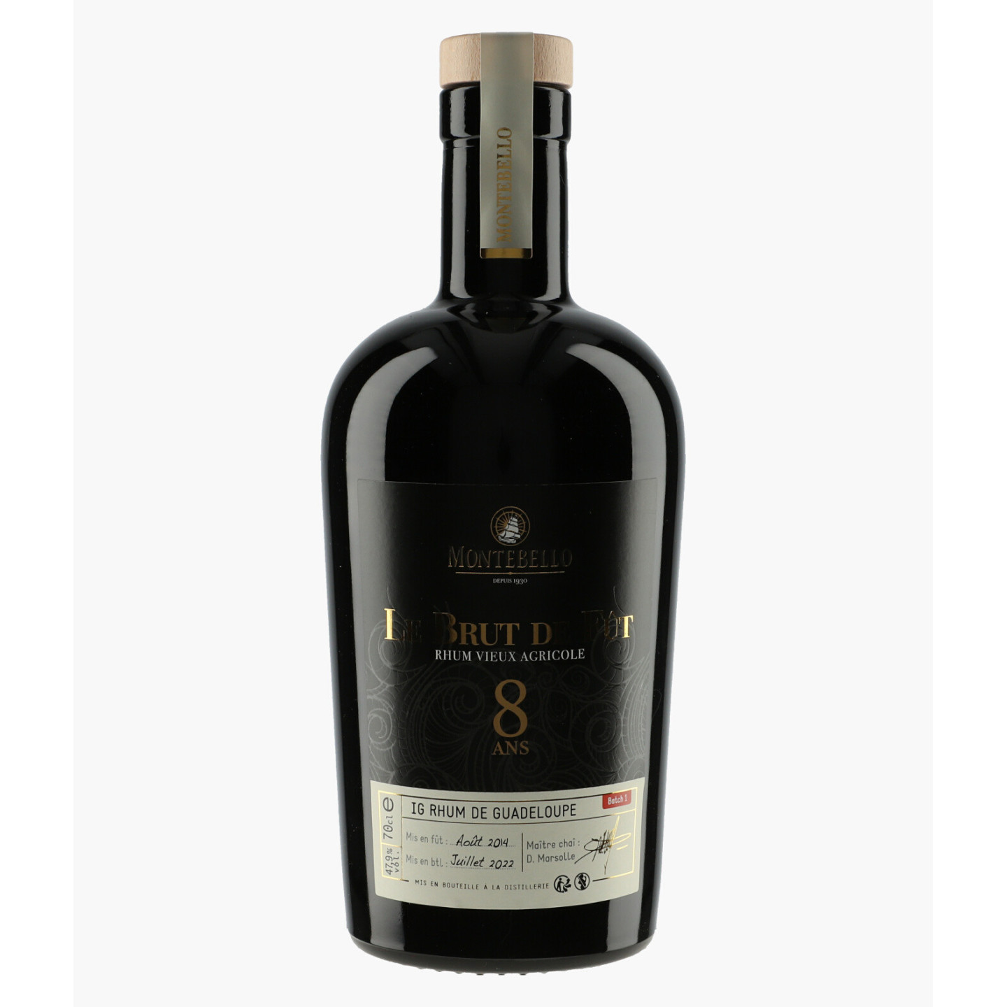 Rhum 8 ans Montebello Brut de fût | MONTEBELLO