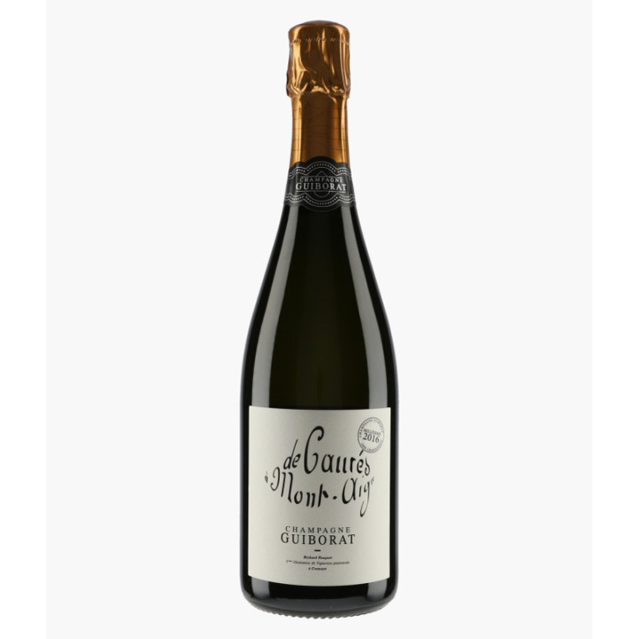 Champagne de Caurés à Mont Aigu Grand Cru Blanc de Blancs 2016 | GUIBORAT