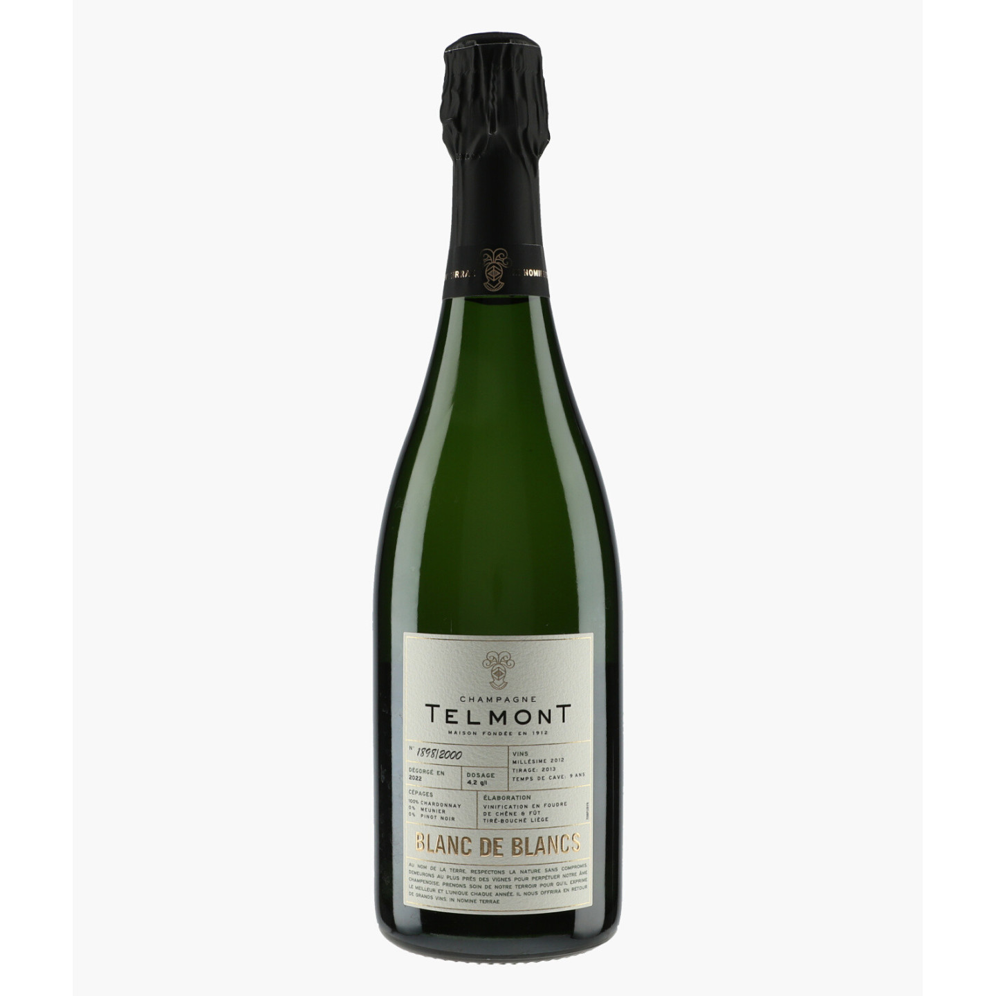 Champagne Blanc de Blancs 2012 | TELMONT