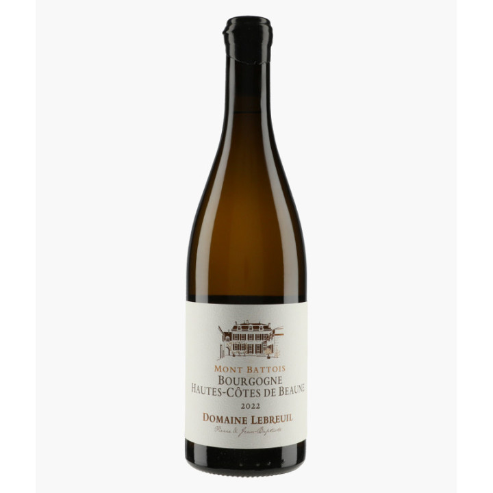 Bourgogne Hautes Côtes de Beaune Mont Battois Blanc 2022 | LEBREUIL PIERRE & J-B