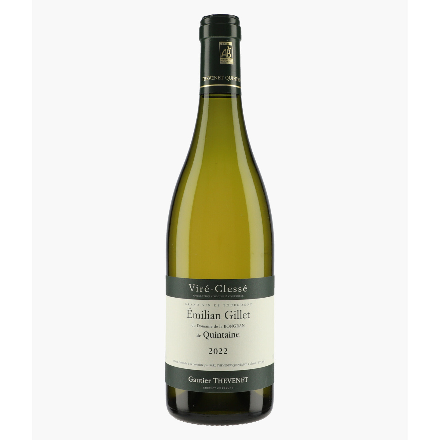 Viré-Clessé Cuvée Emilian Gillet 2022 | BONGRAN