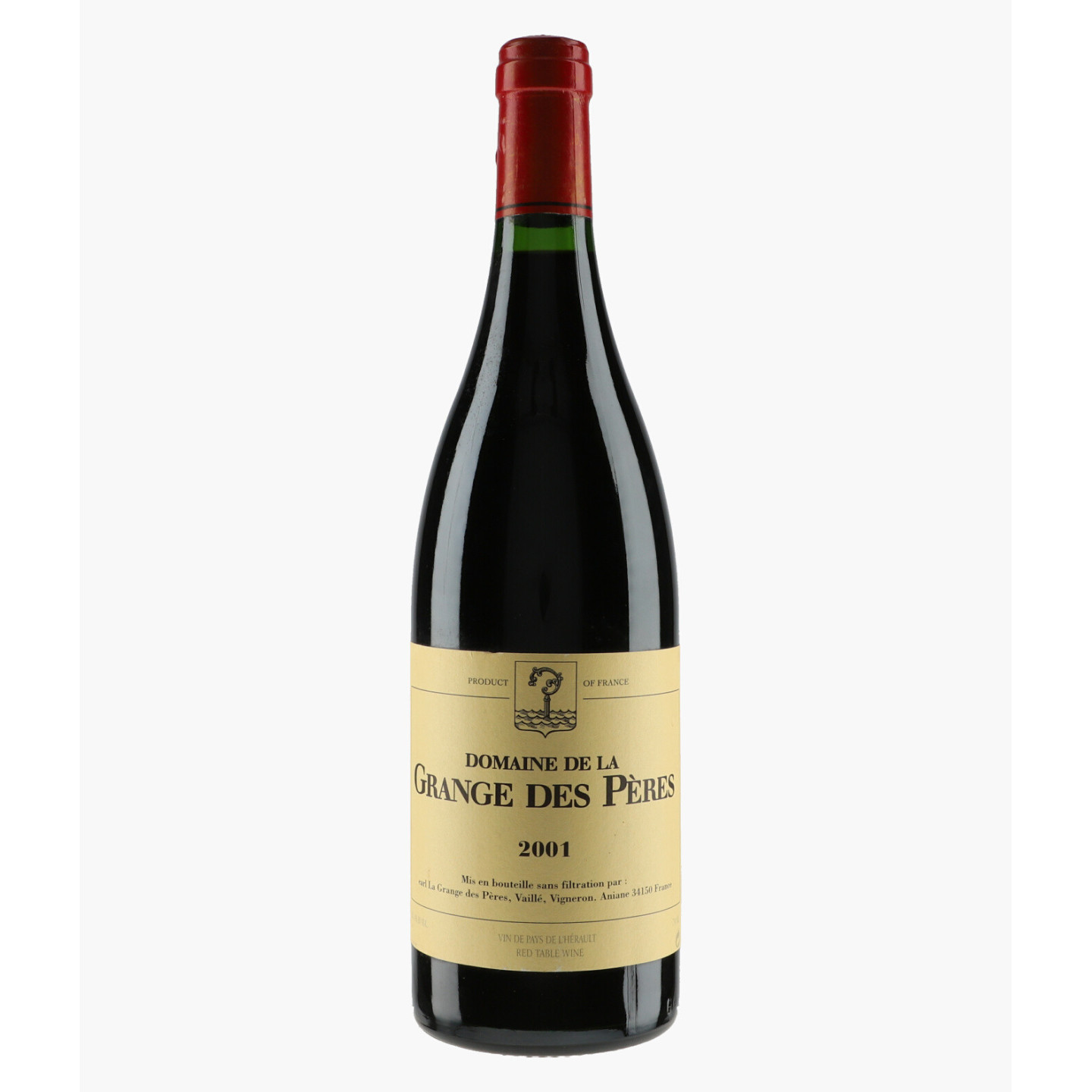 IGP de l'Hérault Grange des Pères 2001 | GRANGE DES PERES