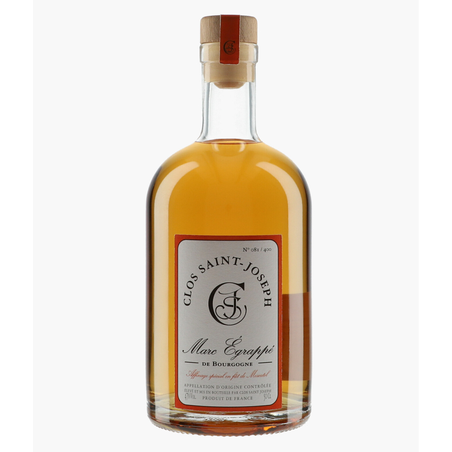 Marc de Bourgogne Affinage Moscatel | CLOS SAINT JOSEPH