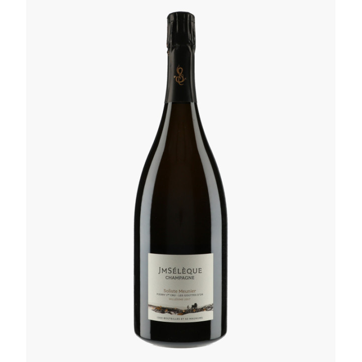 Champagne Soliste Meunier Pierry 1er Cru Les Gouttes d'Or 2017 | SELEQUE JEAN MARC