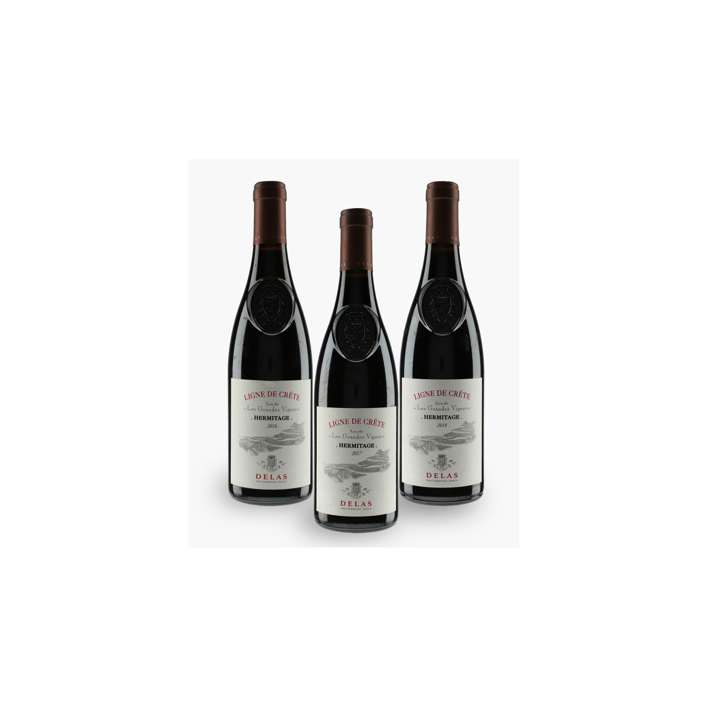 Verticale 2016 - 2018 Hermitage Ligne de Crête Les Grandes Vignes | DELAS