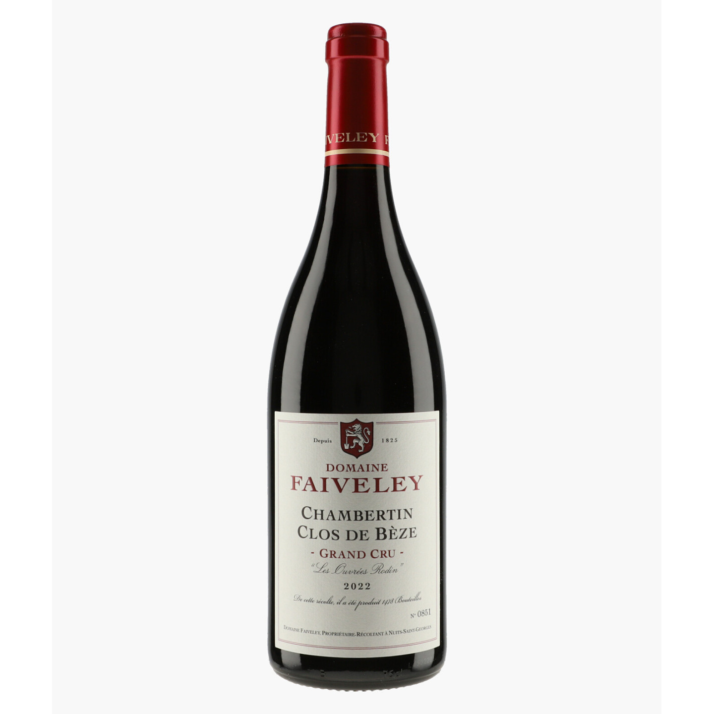 Chambertin Clos-de-Bèze Grand Cru Les Ouvrées Rodin | FAIVELEY