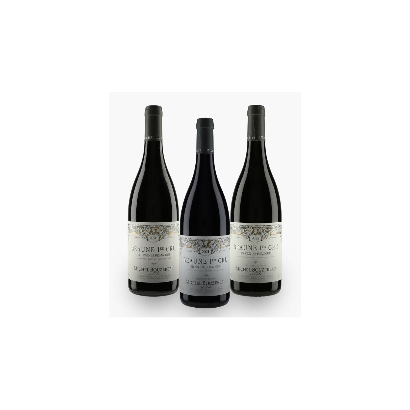 Verticale Beaune 1er Cru Les Vignes Franches 2020/2021/2022 Michel Bouzereau | BOUZEREAU