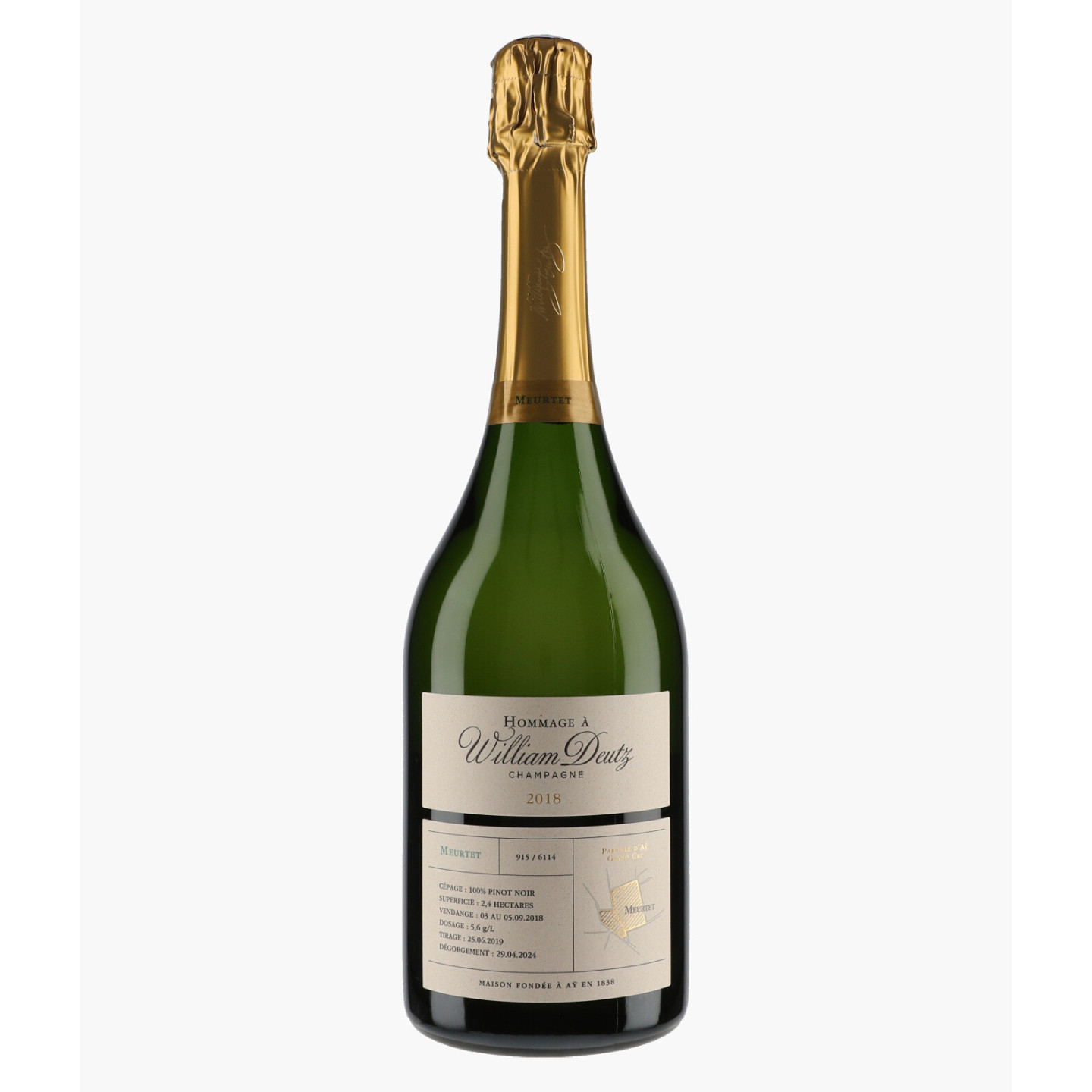 Champagne Hommage à William Deutz Meurtet 2018 | DEUTZ