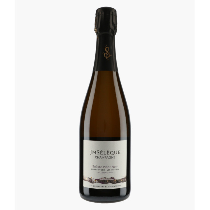 Champagne Soliste Pinot Noir Pierry 1er Cru Les Gayères 2020 | SELEQUE JEAN MARC