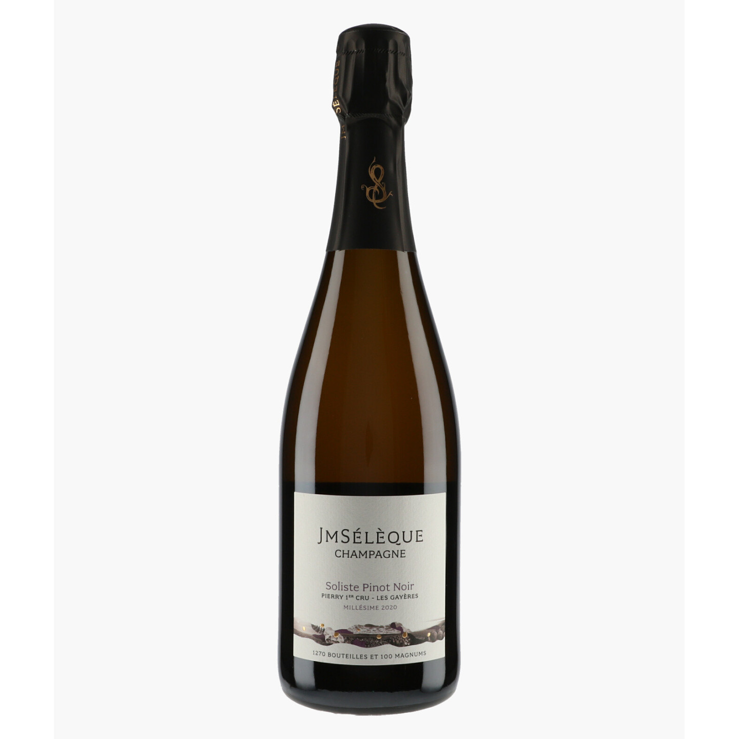 Champagne Soliste Pinot Noir Pierry 1er Cru Les Gayères 2020 | SELEQUE JEAN MARC