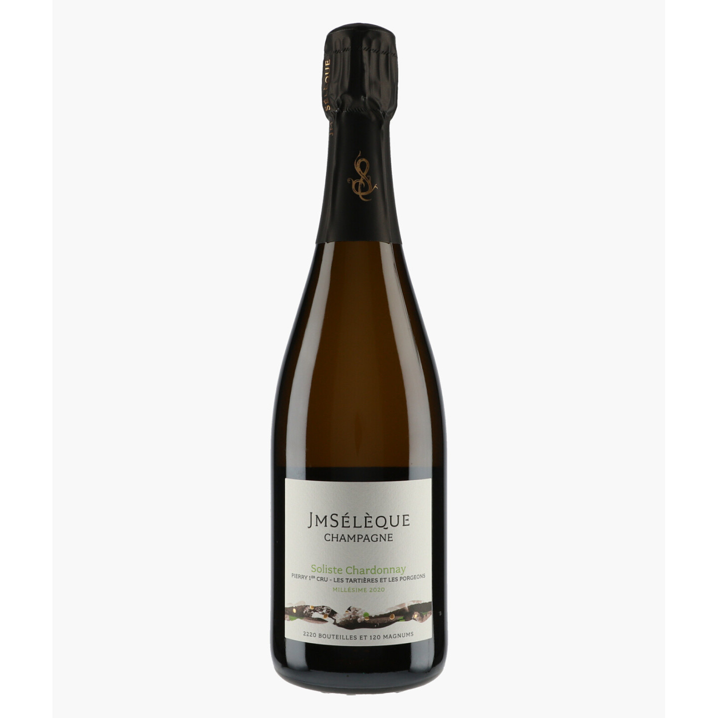 Champagne Soliste Chardonnay Pierry 1er Cru Les Tartières et Les Porgeons 2020 | SELEQUE JEAN MARC