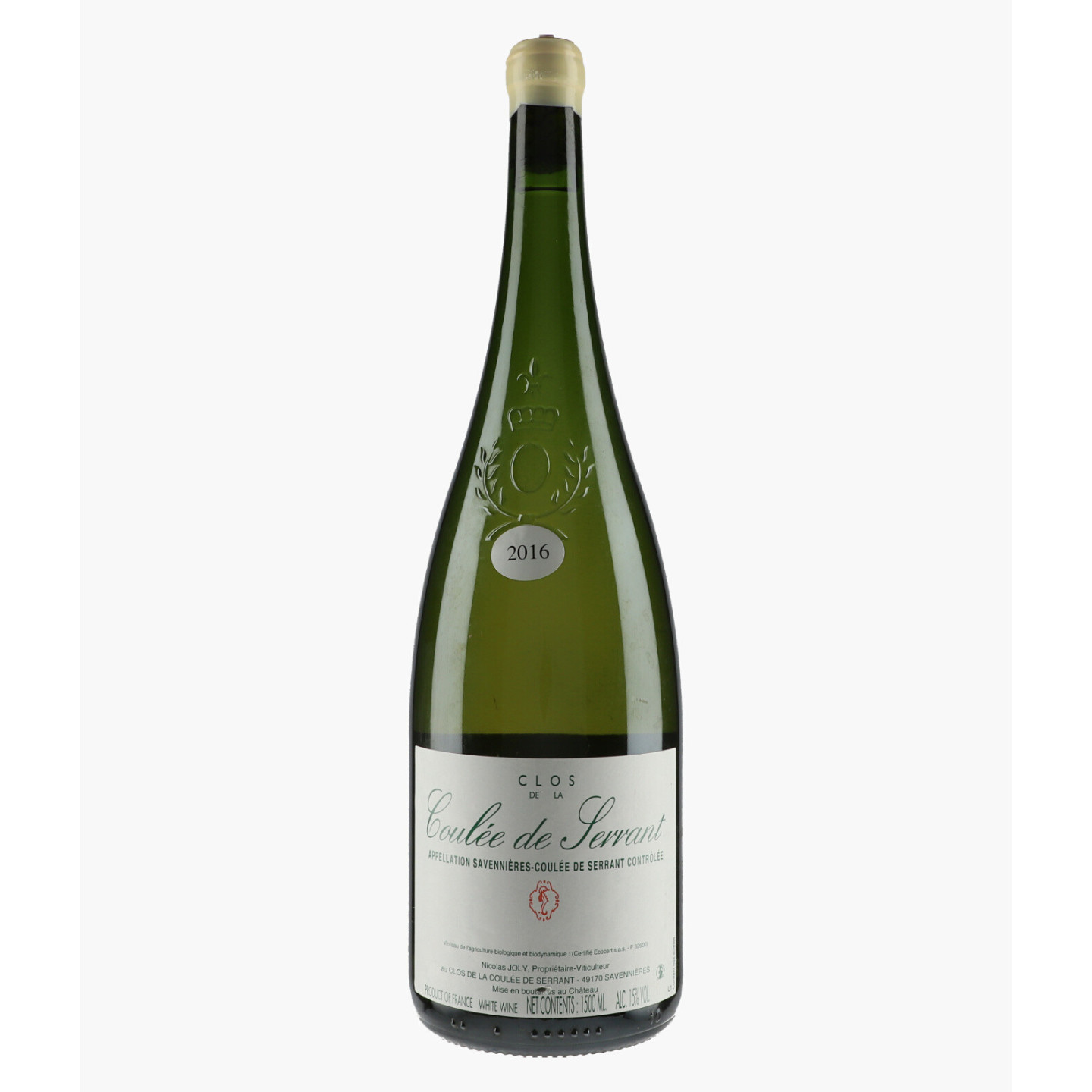 Savennières Clos de la Coulée de Serrant (Ex Domaine 2026) 2016 | JOLY NICOLAS
