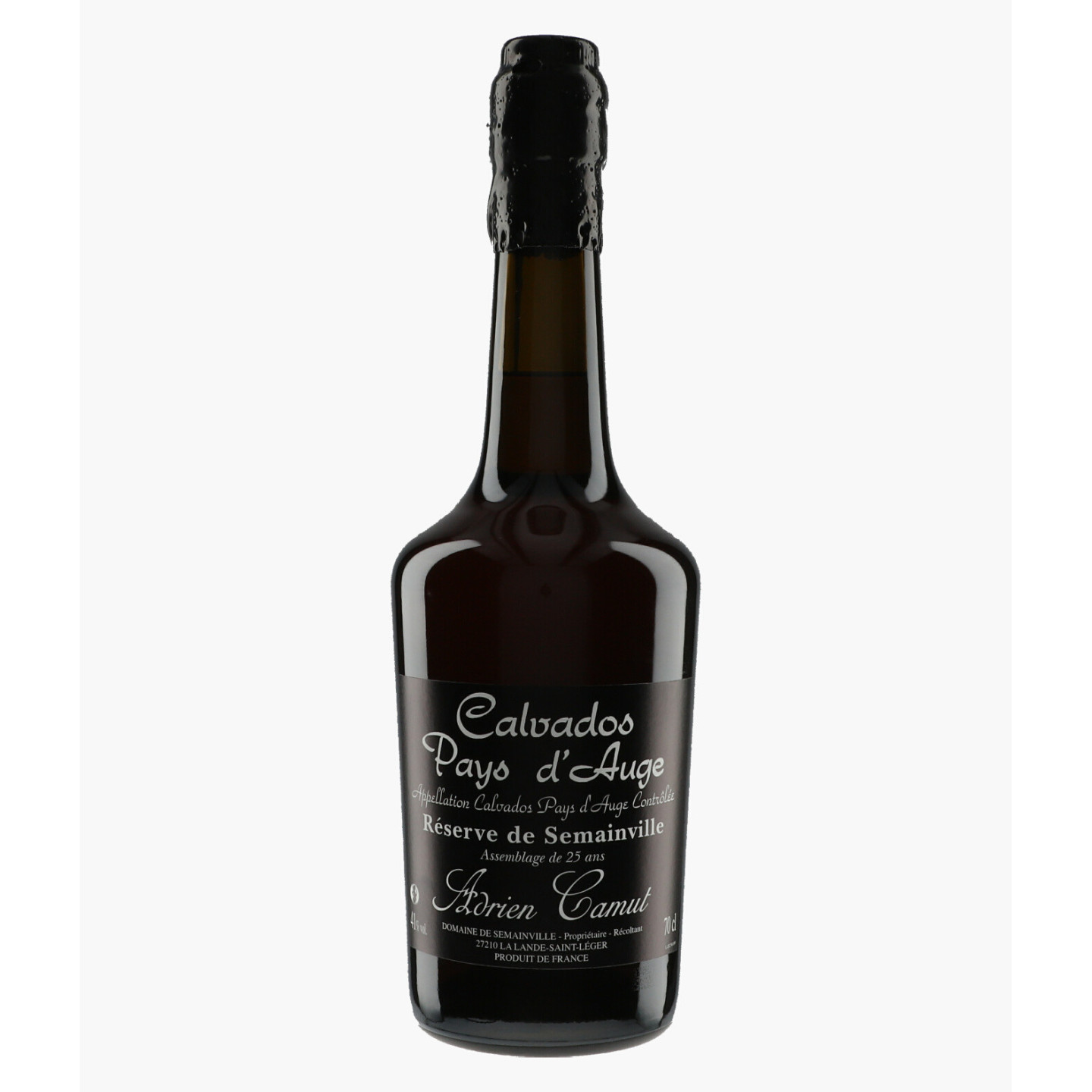 Calvados Réserve de Semainville 25 ans | CAMUT ADRIEN