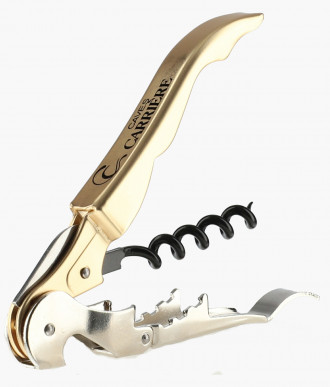 Sommelier vin & champagne doré Caves Carrière