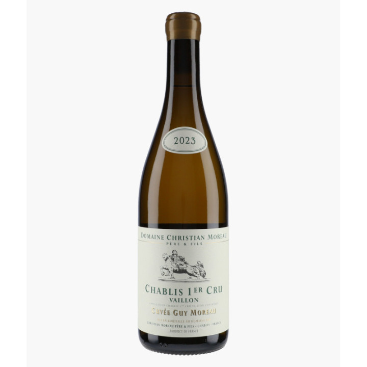Chablis 1er Cru Vaillon Cuvée Guy Moreau 2023 | MOREAU CHRISTIAN