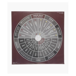 Tapis Casino Wine 100×100 cm - France