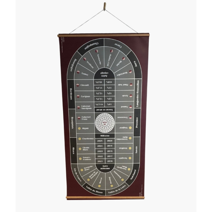 Tapis Casino Wine 180×90 cm - France