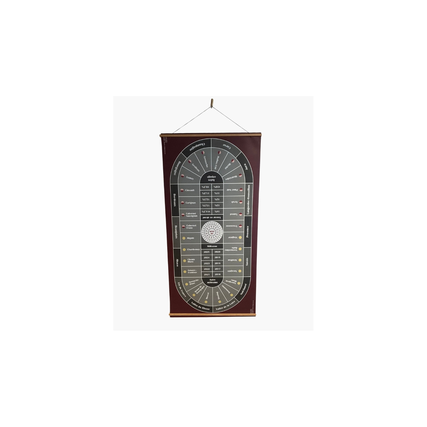 Tapis Casino Wine 180×90 cm - France