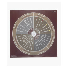Tapis Casino Wine Intelligent 100×100 cm - Bourgogne