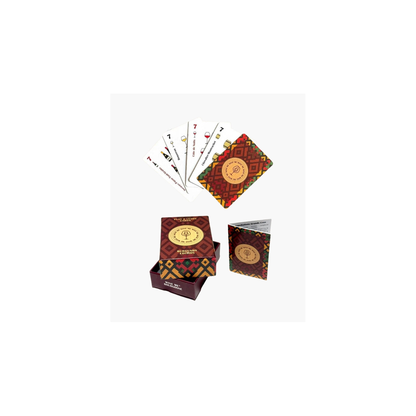 Jeu de cartes Wine Me - Bourgogne