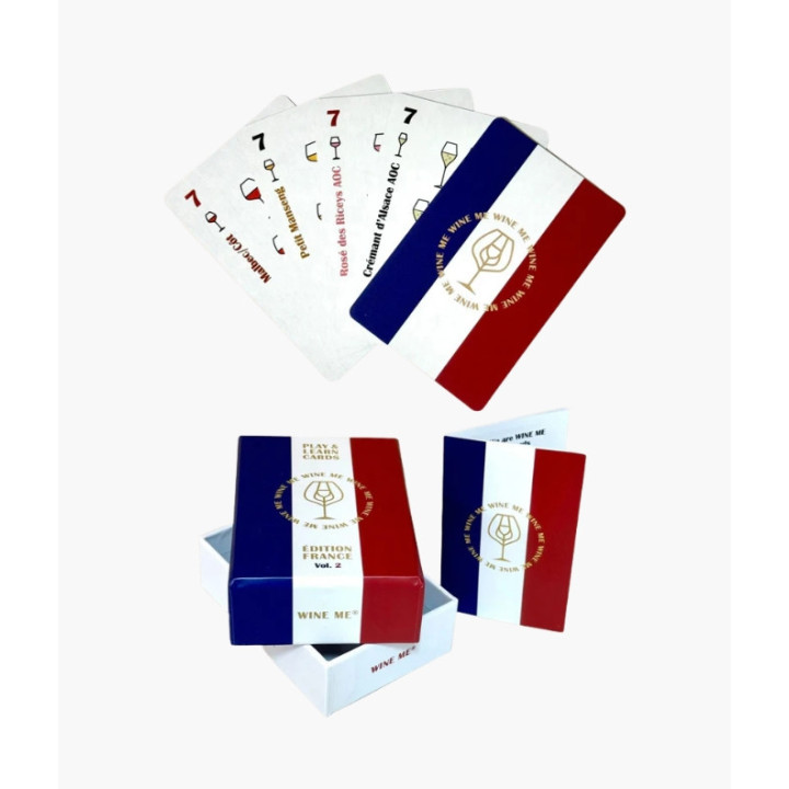 Jeu de cartes Wine Me - France