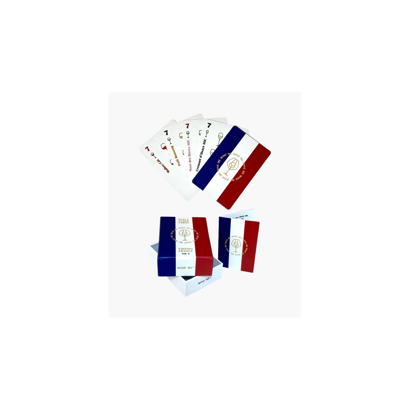 Jeu de cartes Wine Me - France