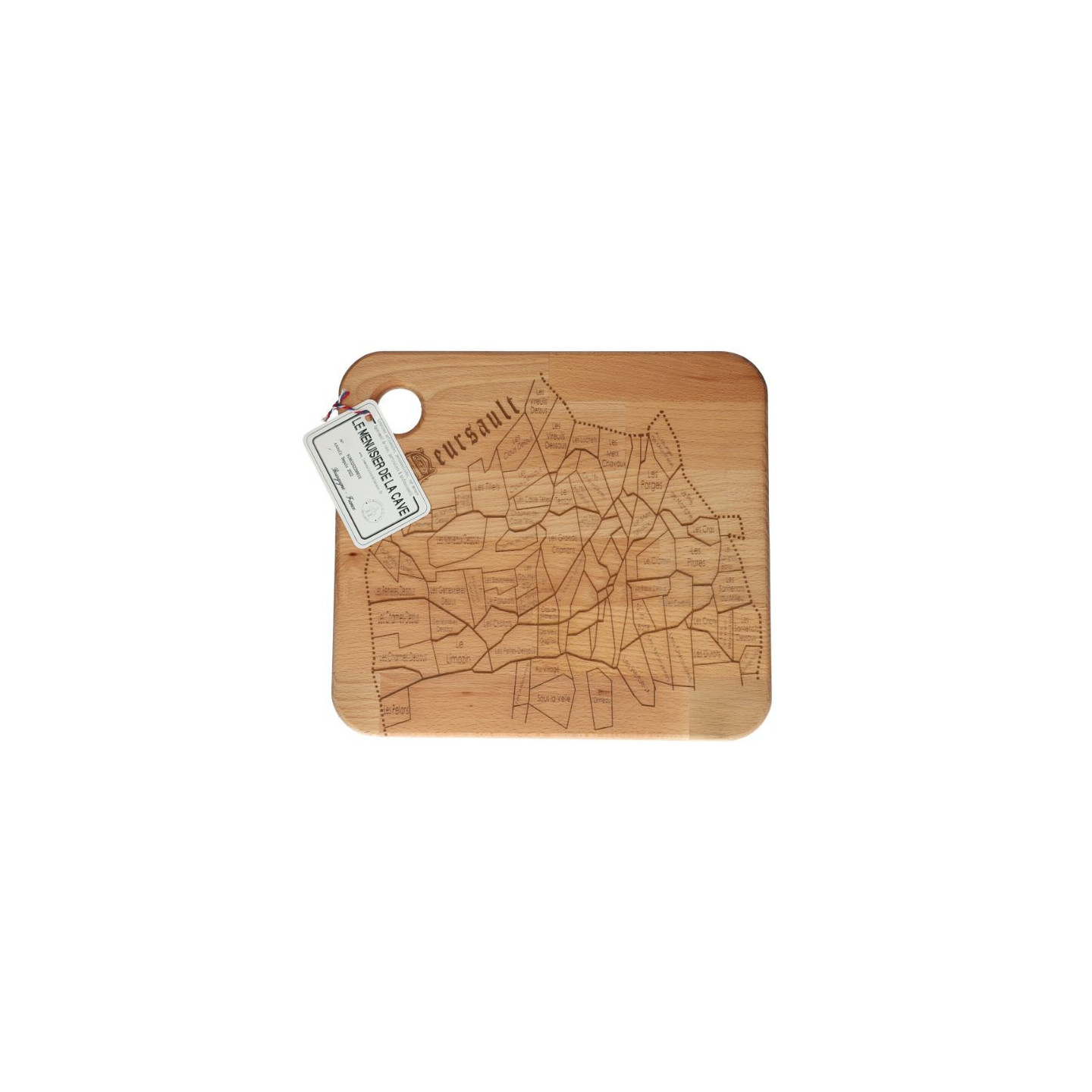 Planche apéritive Meursault hêtre 280x250x18