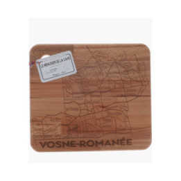 Planche apéritive Vosne-Romanée hêtre 280x250x18