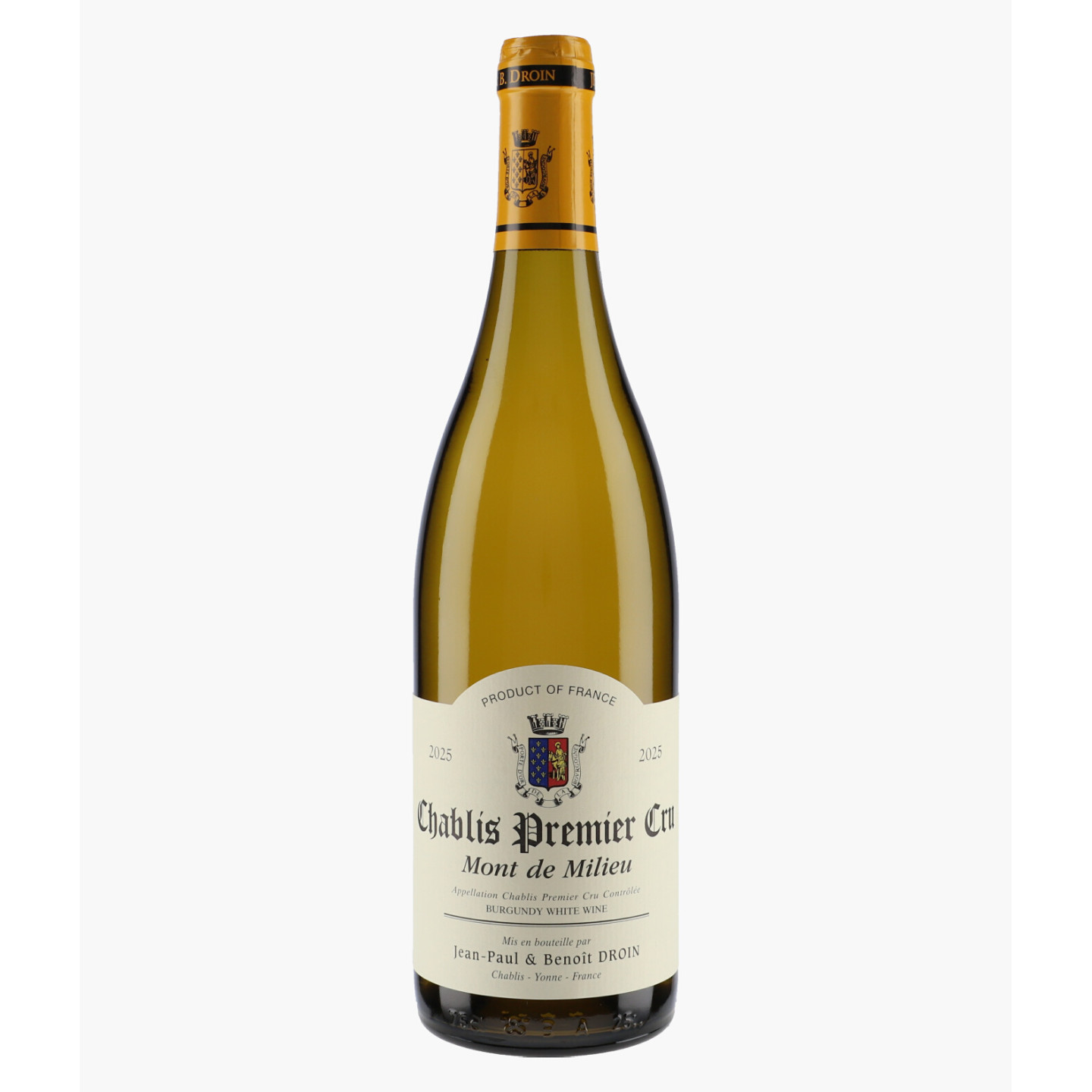 Chablis 1er Cru Mont de Milieu 2025 | DROIN JEAN PAUL & BENOIT