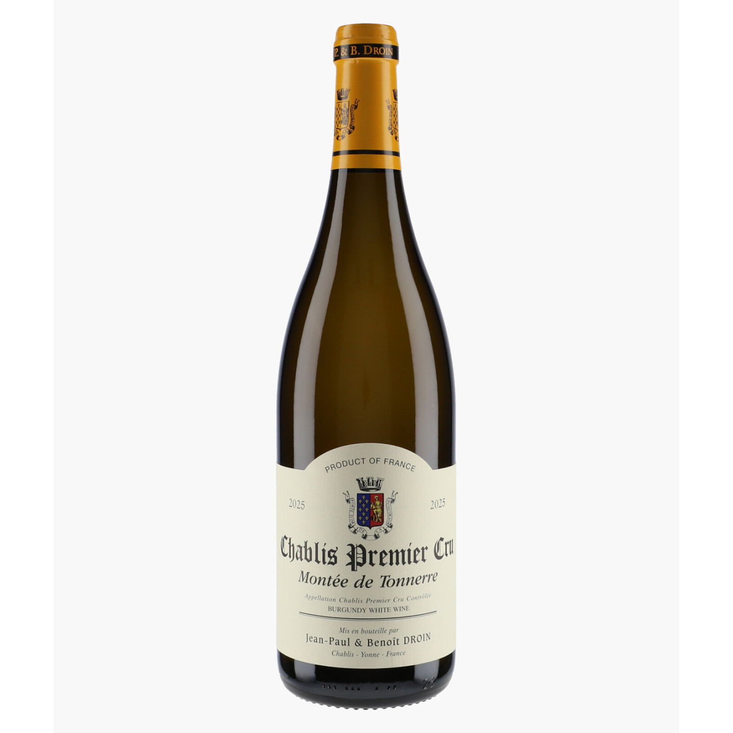 Chablis 1er Cru Montée de Tonnerre 2025 | DROIN JEAN PAUL & BENOIT