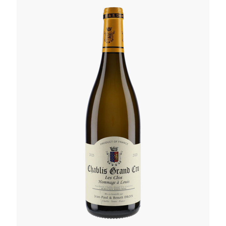 Chablis Grand Cru Les Clos Hommage à Louis 2025 | DROIN JEAN PAUL & BENOIT