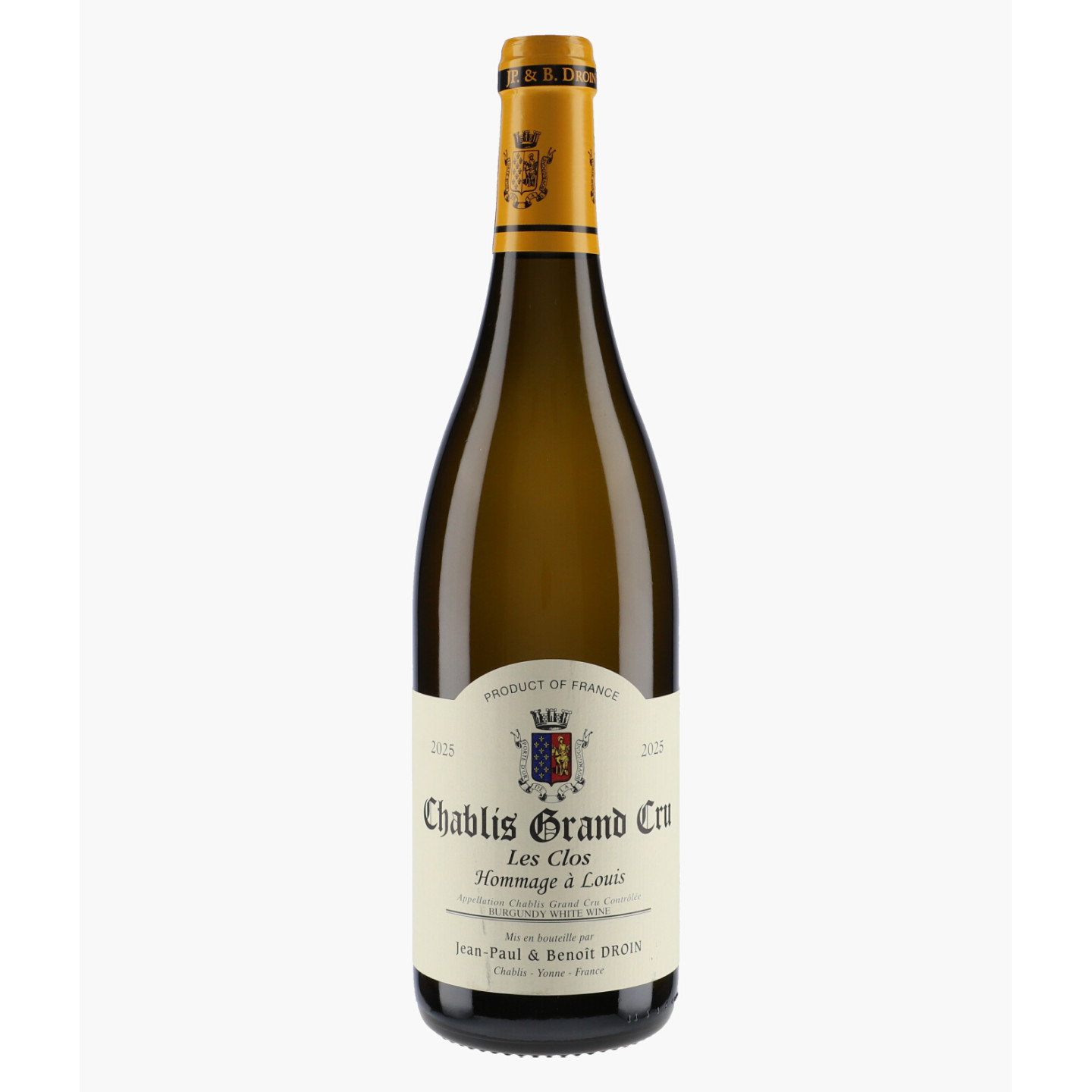 Chablis Grand Cru Les Clos Hommage à Louis 2025 | DROIN JEAN PAUL & BENOIT