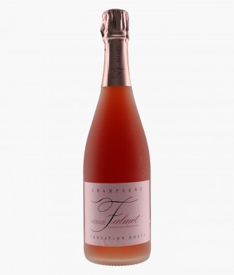 Wine Champagne Rosé De Saignée Tentation Rosé - NATHALIE FALMET