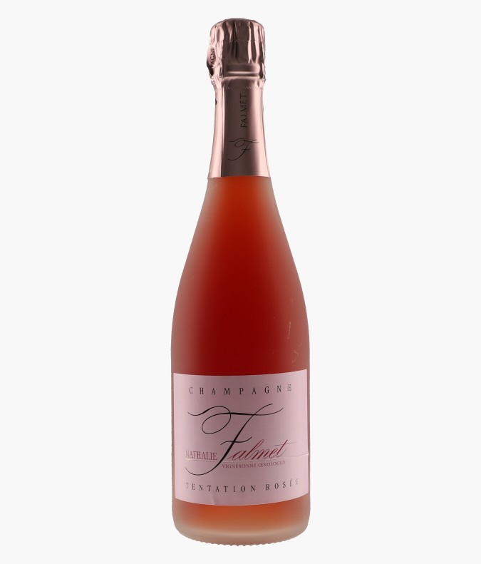 Wine Champagne Rosé De Saignée Tentation Rosé - NATHALIE FALMET