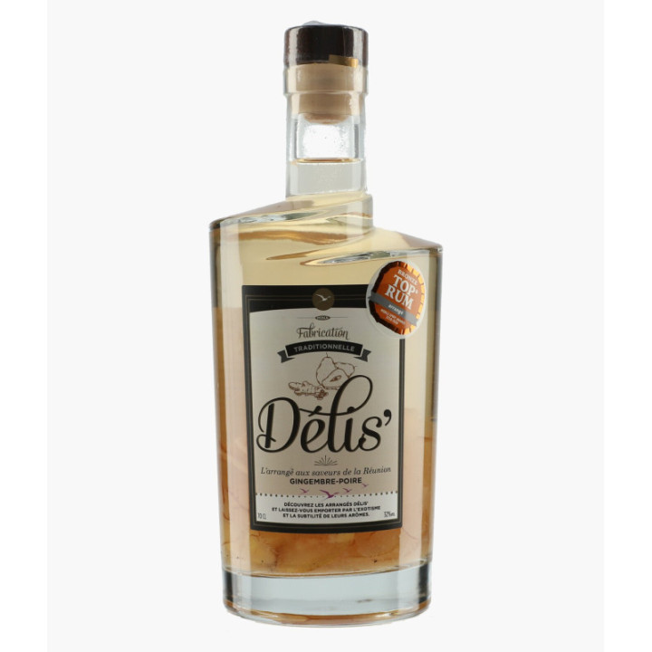 Rhum arrangé Gingembre-Poire - Accueil