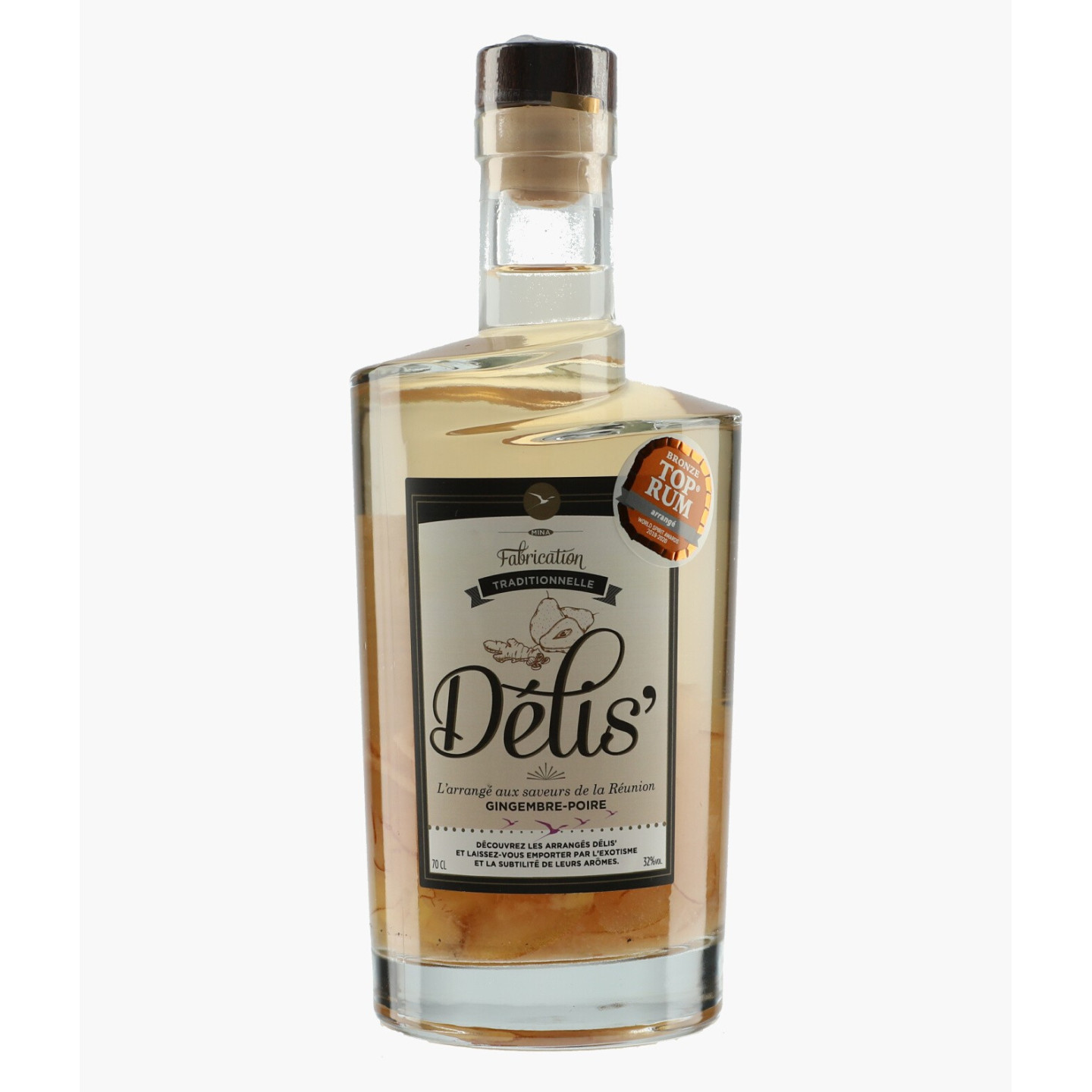 Rhum arrangé Gingembre-Poire - Accueil