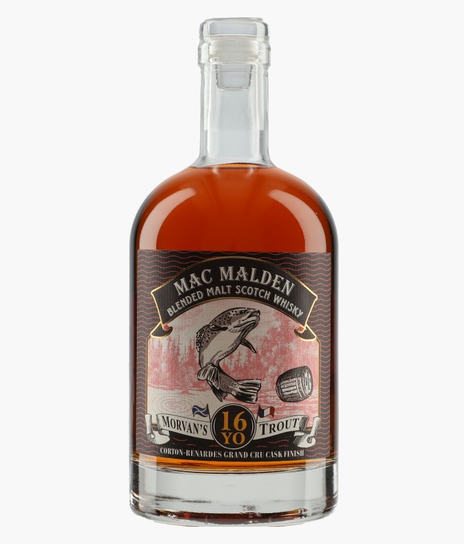 "Morvan's Trout" Blended Malt Scotch Whisky, 16 ans - Accueil