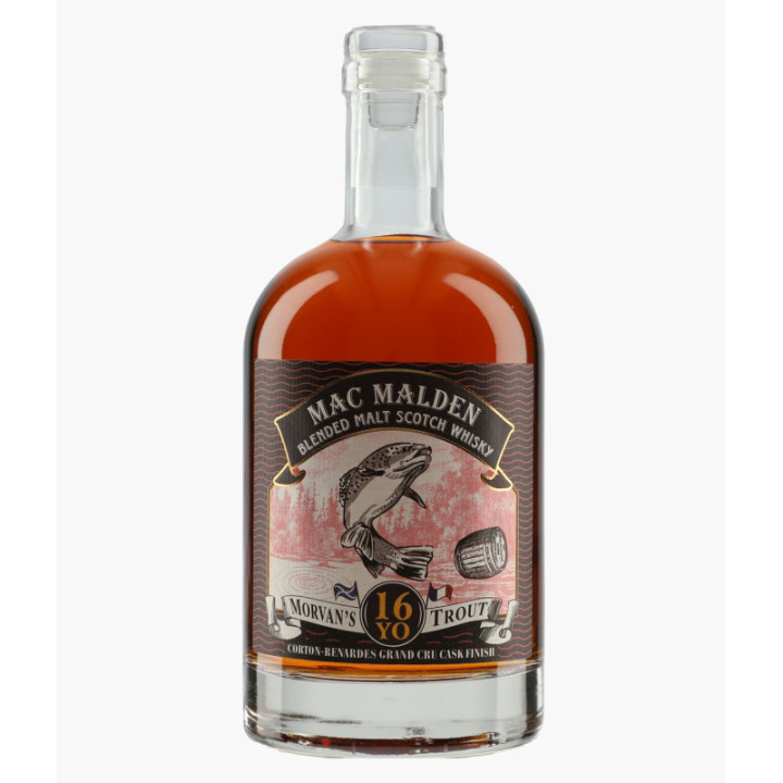 "Morvan's Trout" Blended Malt Scotch Whisky, 16 ans - Accueil