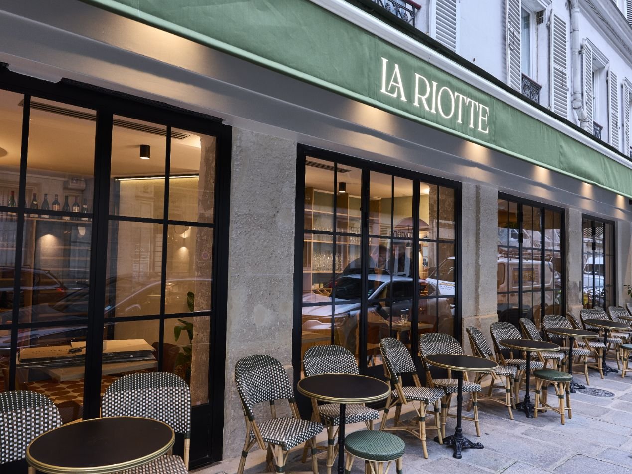 The terrace of La Riotte